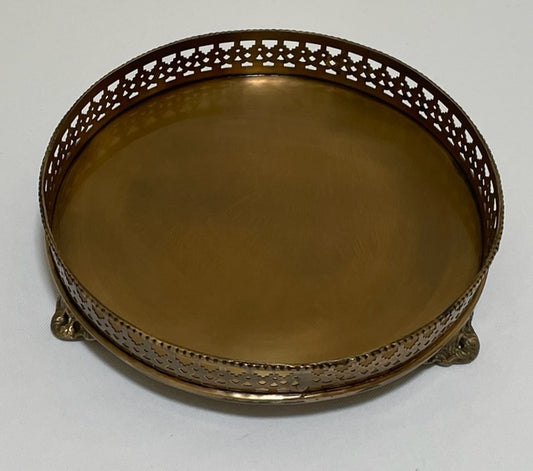 TRAY PERFUME QUEENS BRASS (739775/AB)