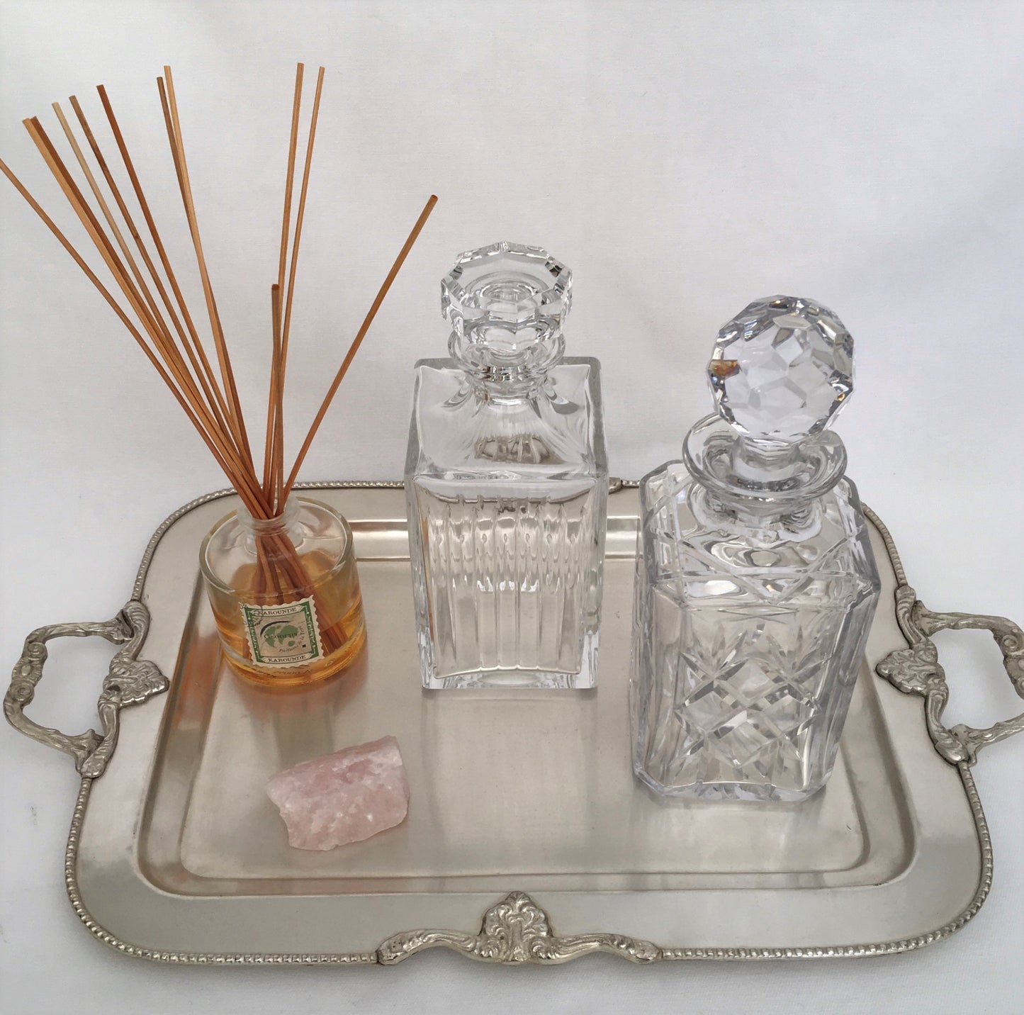 TRAY TEA FOR 2 ORNATE (7496M)