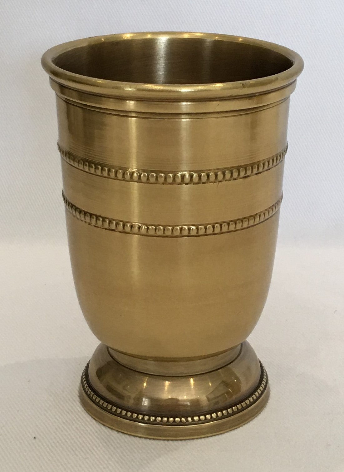 TUMBLER BEADED BRASS (3611/AG)