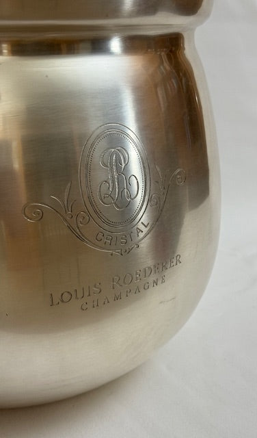 WINE COOLER CRISTAL WITH TAN HANDLE (SR4012)